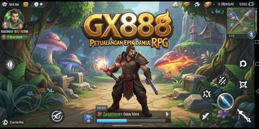 Tampilan game GX88 dengan aksi RPG yang menarik