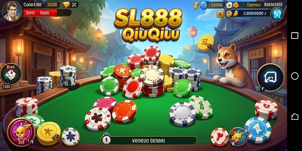 Tampilan menarik dari gameplay QiuQiu di SL888.